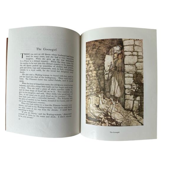 GRIMM'S FAIRY TALES Twenty Stories Illustrated Arthur Rackham 1st Edition 1973 - Picture 4 of 6